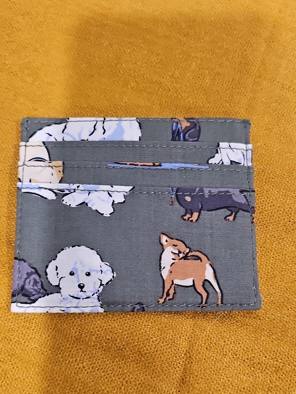 Vera Bradley Dog Park Essential Card Case NWT